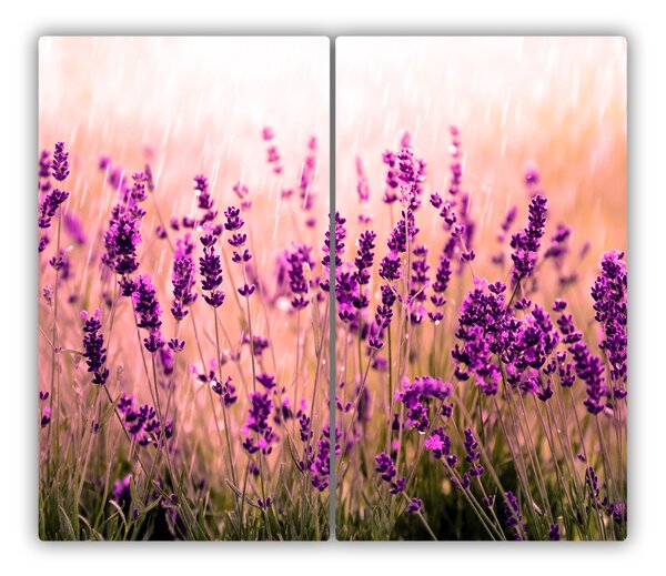 Tagliere in vetro Lavanda 60x52 cm