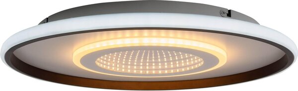 Plafoniera LED, bianca, telecomando dimmerabile, D 50 cm
