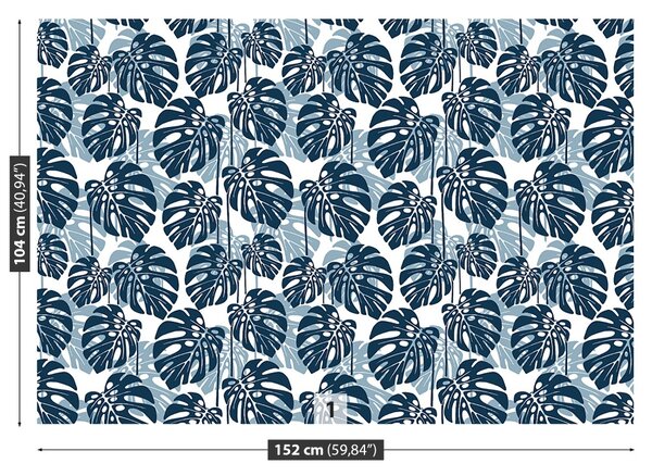 Carta da parati Foglie tropicali 104x70 cm