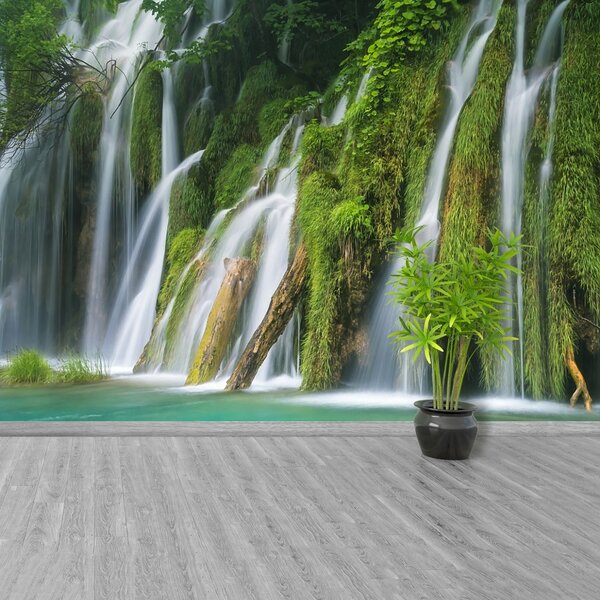 Carta da parati Croazia Waterfalls 104x70 cm