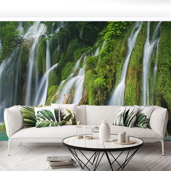 Carta da parati Croazia Waterfalls 104x70 cm