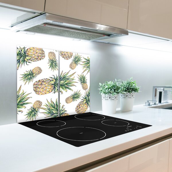 Tagliere in vetro temperato Ananas 60x52 cm