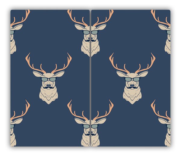 Tagliere in vetro Deer hipster 60x52 cm
