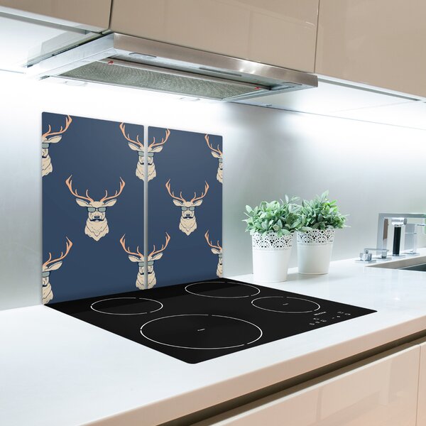 Tagliere in vetro Deer hipster 60x52 cm