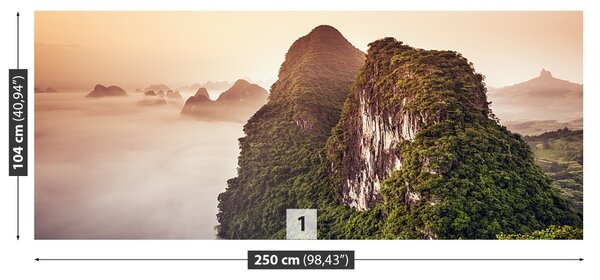 Carta da parati Montagne China 104x70 cm