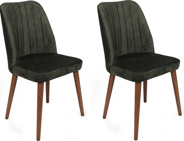 Skye Decor, Alfa-462 V2, set di sedie (2 pezzi), kaki, 100% METALLO, 50 x 49 x 90 cm