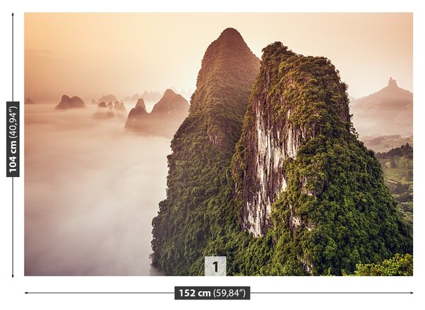 Carta da parati Montagne China 104x70 cm