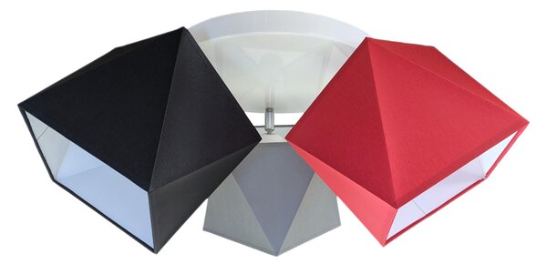 Lampada da soffitto Lampada da soffitto Lampada per bambini Lampada per bambini Stella multicolore in metallo 230V (N149-G3 Liscia, rosso-grigio-nero)