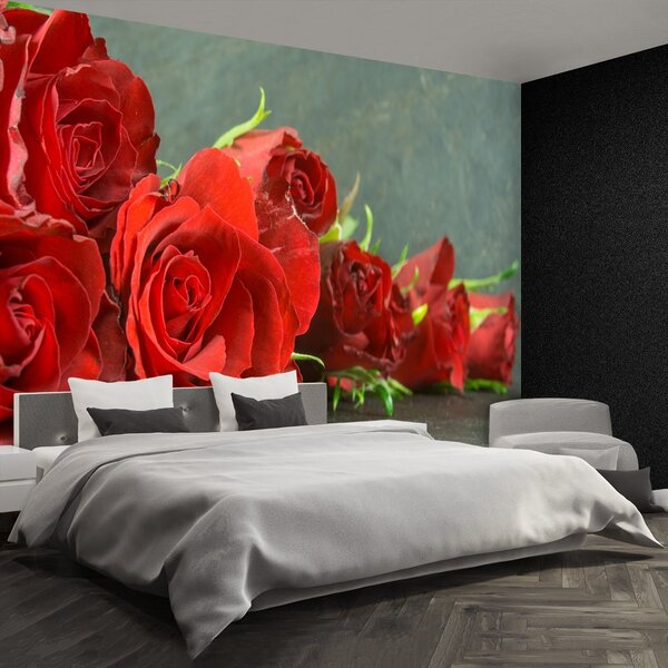 Carta da parati Rose rosse 104x70 cm