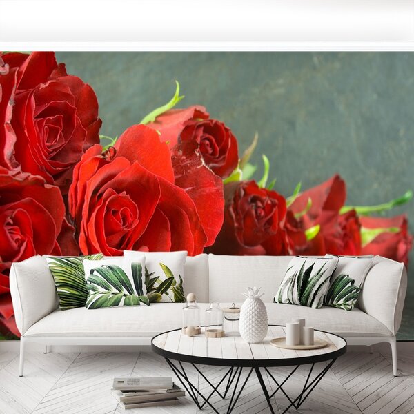 Carta da parati Rose rosse 104x70 cm