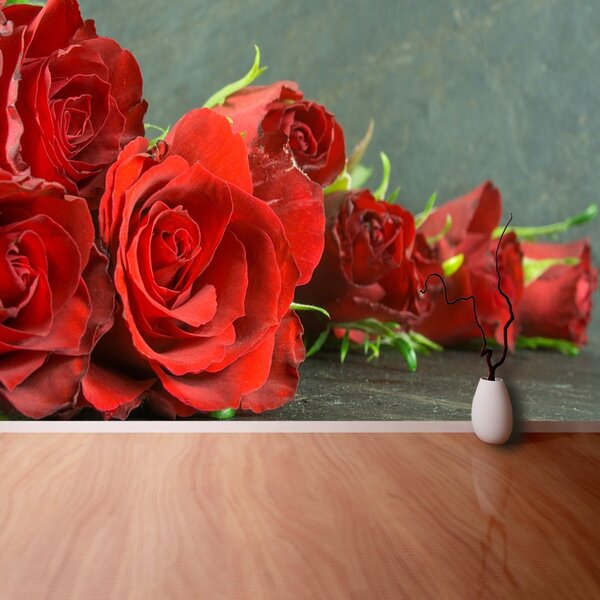 Carta da parati Rose rosse 104x70 cm