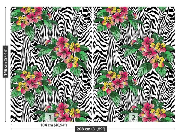 Carta da parati Pattern floreale 104x70 cm