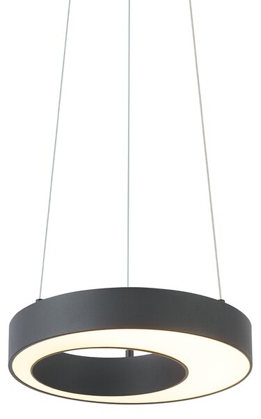 Lampada a sospensione moderna nera 35 cm dimmerabile a 3 livelli - Organici