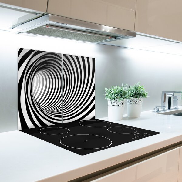 Tagliere in vetro Tunnel 3D 60x52 cm