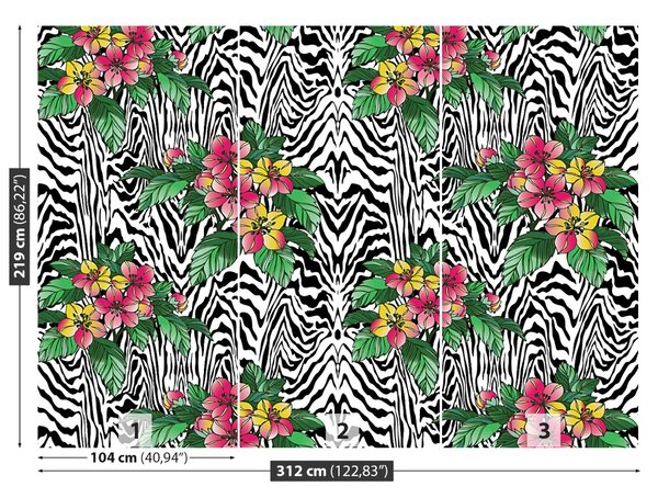 Carta da parati Pattern floreale 104x70 cm