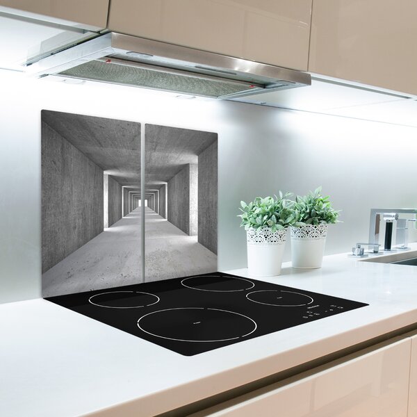 Tagliere in vetro Tunnel di cemento 60x52 cm