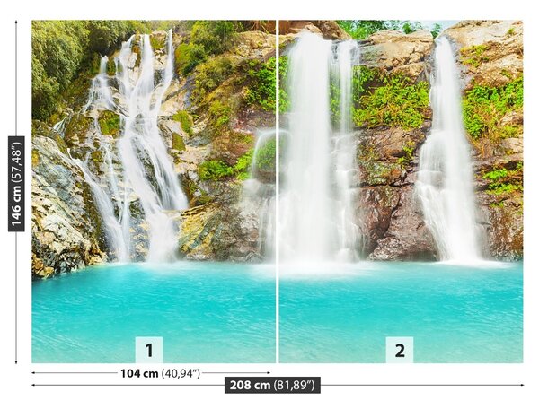 Carta da parati Cascata 104x70 cm