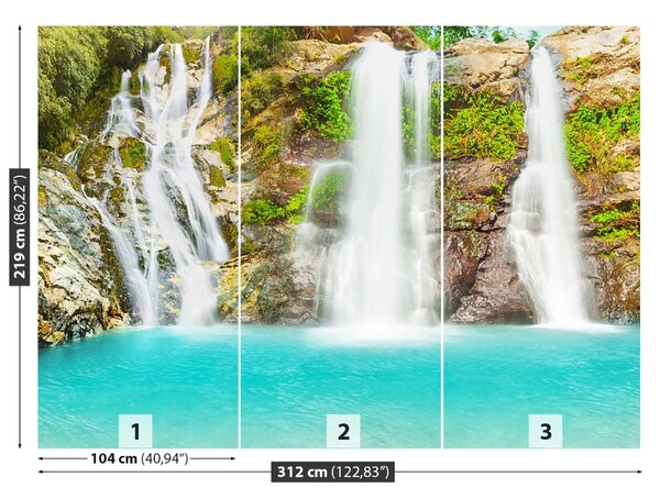 Carta da parati Cascata 104x70 cm