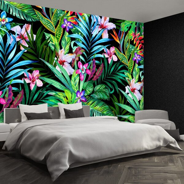 Carta da parati Fiori tropicali 104x70 cm