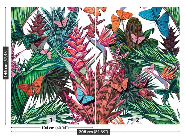 Carta da parati Pattern floreale 104x70 cm