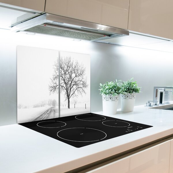 Tagliere in vetro Albero invernale 60x52 cm