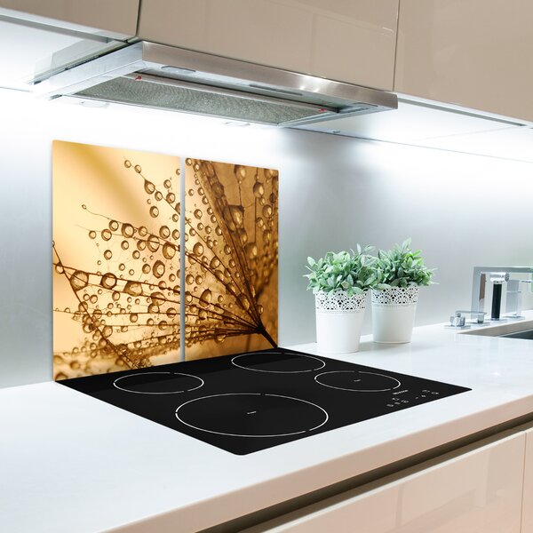 Tagliere in vetro temperato Semi di dente di leone 60x52 cm
