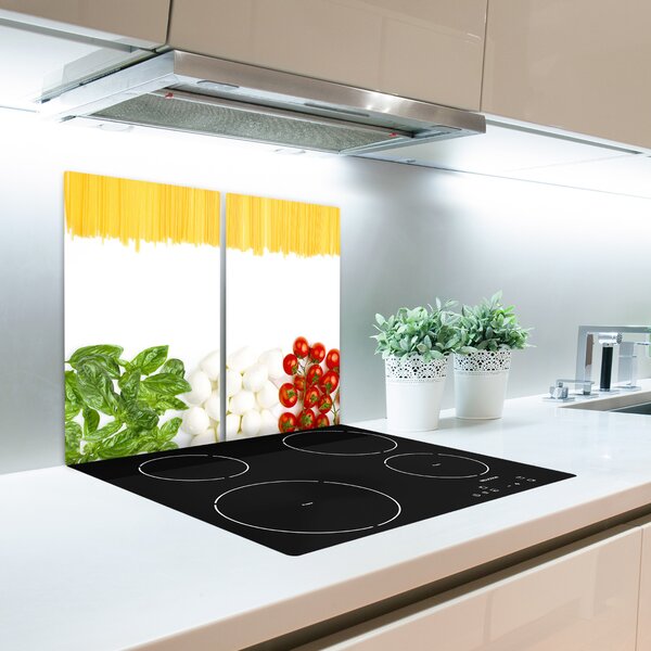 Tagliere in vetro Bandiera italiana 60x52 cm