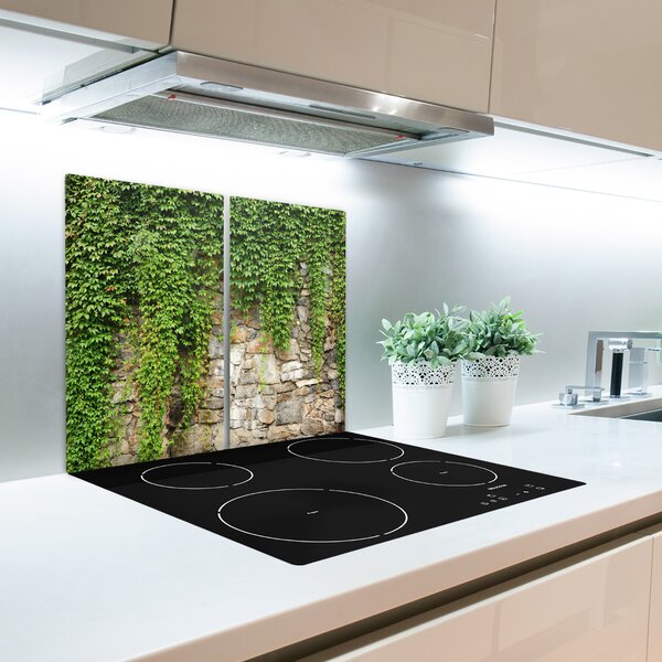 Tagliere in vetro Ivy verde 60x52 cm
