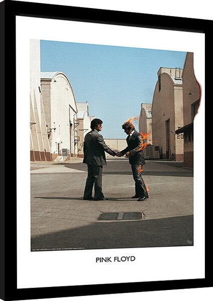 Quadro Pink Floyd - Burning, Poster Incorniciato