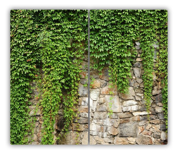 Tagliere in vetro Ivy verde 60x52 cm