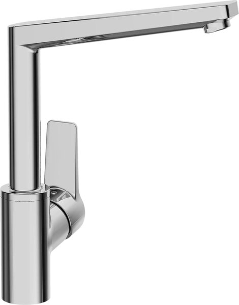 Miscelatore per lavello Hansa Twist con leva piena, comando laterale, cromato, 1 pz