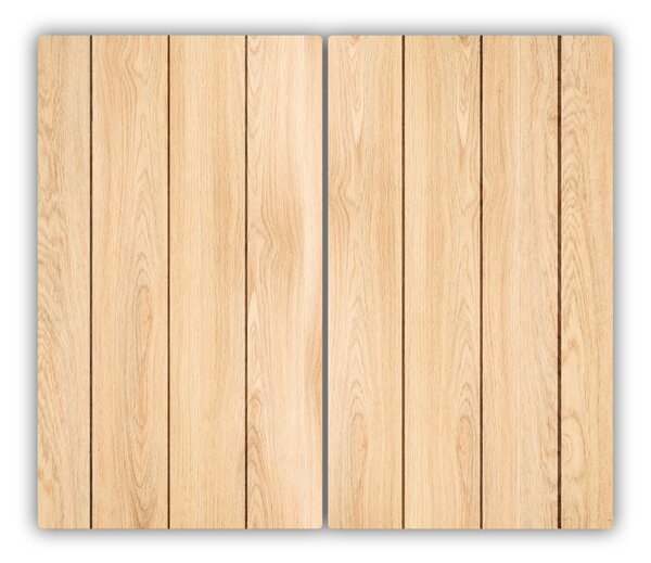 Tagliere in vetro Sfondo di legno 60x52 cm
