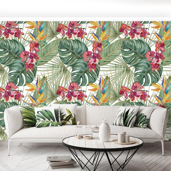Carta da parati Modello tropicale 104x70 cm