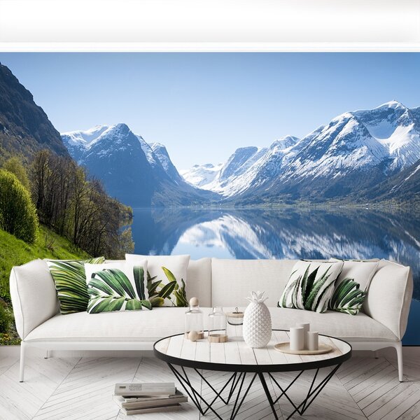 Carta da parati Fjord in Norvegia 104x70 cm