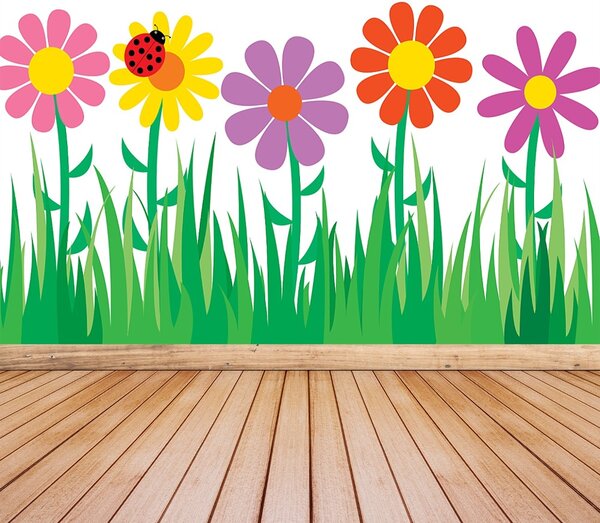 Carta da parati Fiori 104x70 cm