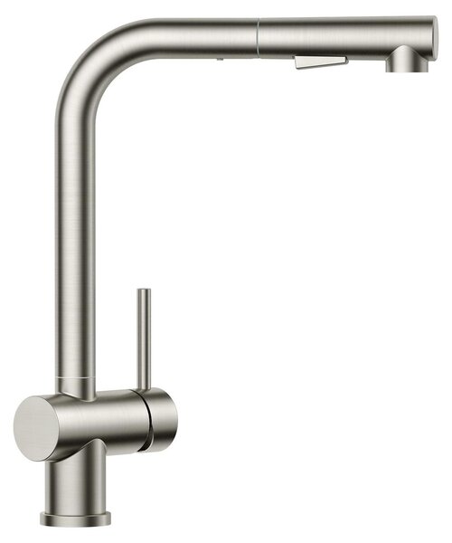Rubinetto da cucina con soffione estraibile, miscelatore monocomando, girevole a 360°