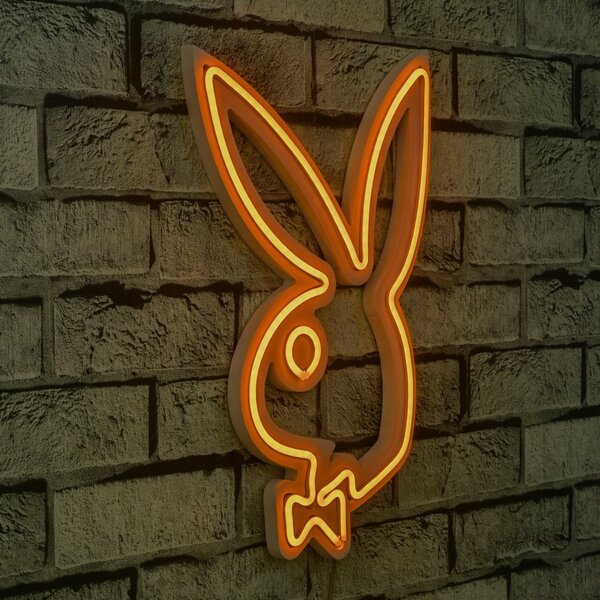 Opviq, Playboy - Giallo, Strisce LED, Giallo, Strisce al neon flessibili, 26 x 42 x 2 cm