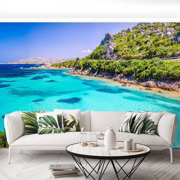 Carta da parati Il mare della Sardegna 104x70 cm