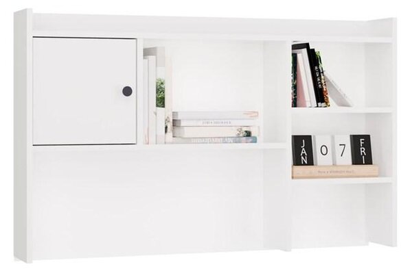 Rallunga per scrivania 120 cm BIANCA - Libreria a 1 anta per documenti