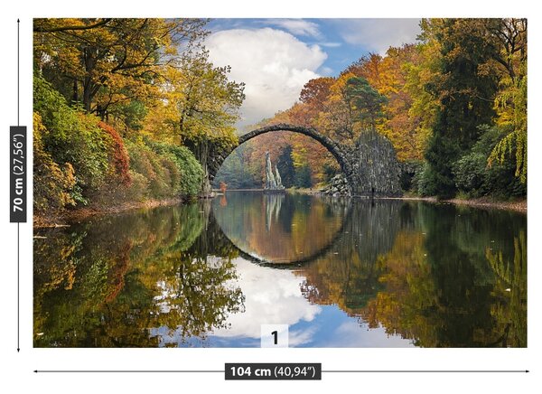 Carta da parati Bridge Kromlau 104x70 cm