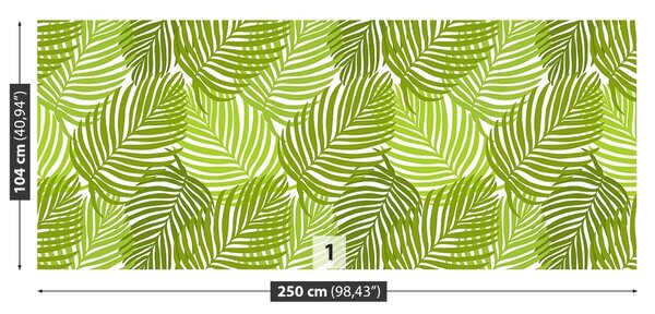 Carta da parati Foglie tropicali 104x70 cm