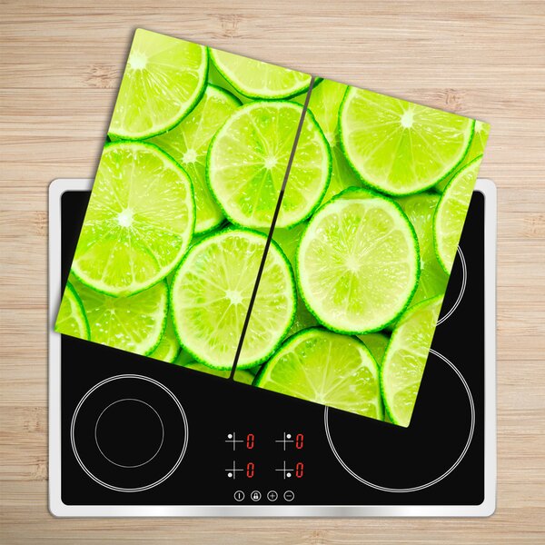Tagliere in vetro Lime 60x52 cm