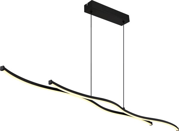 Lampada a sospensione a LED, metallo, nero, L 110,4 cm