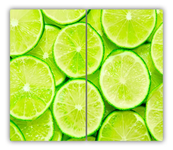 Tagliere in vetro Lime 60x52 cm