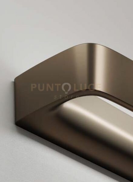 Aki applique a parete piccola bronzo opaco 4000k 1733lm 11w l.22,3cm