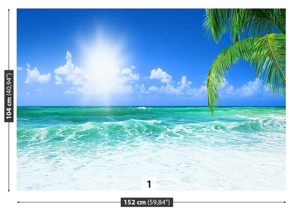 Carta da parati La spiaggia del paradiso 104x70 cm