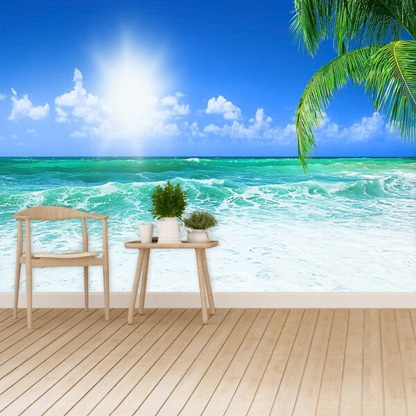 Carta da parati La spiaggia del paradiso 104x70 cm