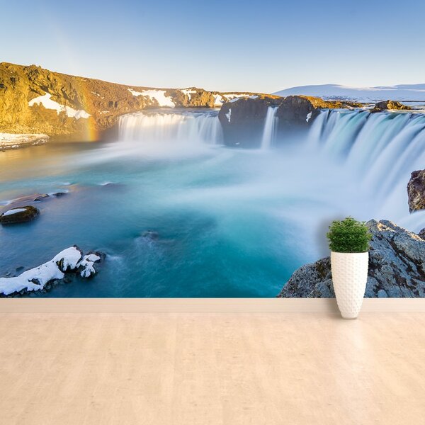 Carta da parati Cascata dell'islanda 104x70 cm