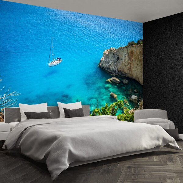 Carta da parati Grecia Yacht 104x70 cm