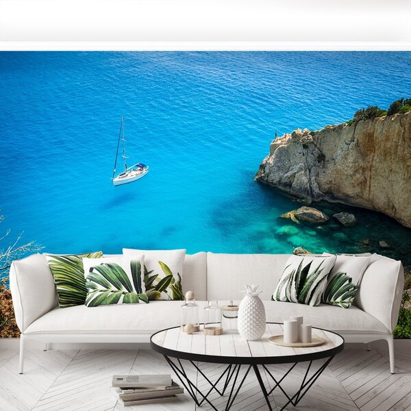 Carta da parati Grecia Yacht 104x70 cm